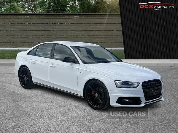 Used Audi A4 Black Edition 190 HP (139 kW) 2015 White Sedan