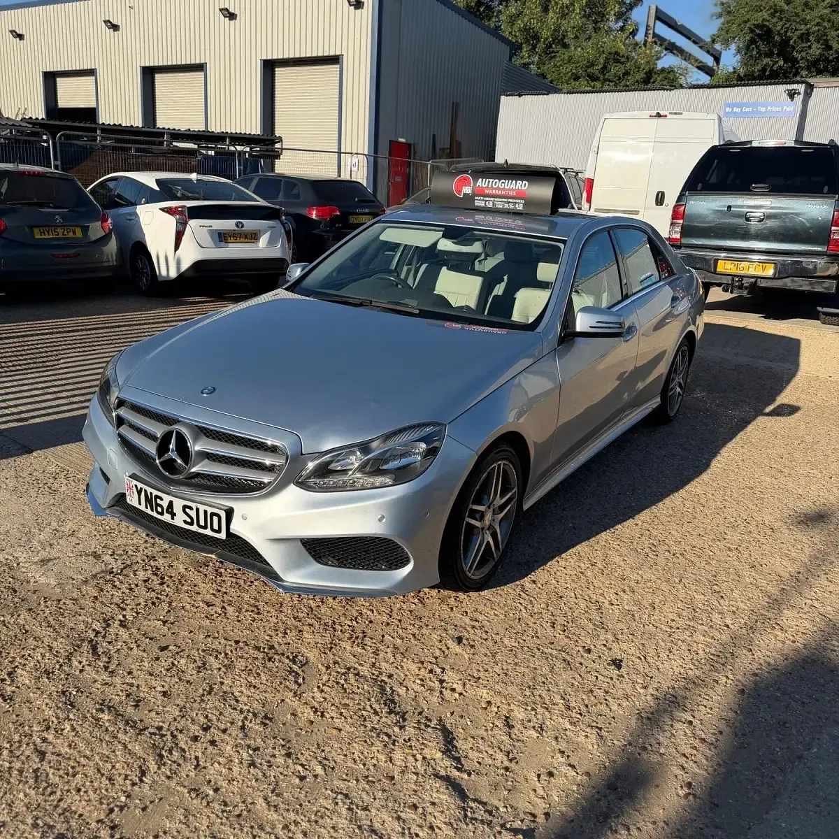 Used Mercedes E220 AMG 2014 Silver Sedan