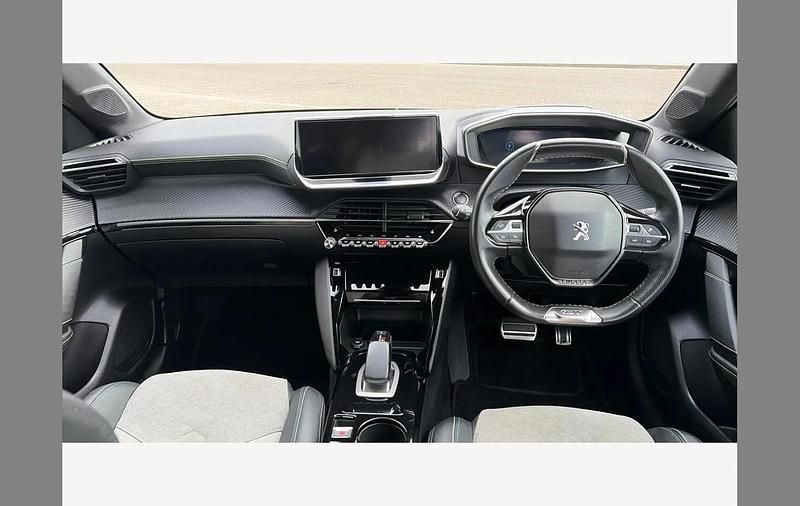 Used Peugeot e-208 Premium 100 kW (136 HP) 2021 Black Hatchback