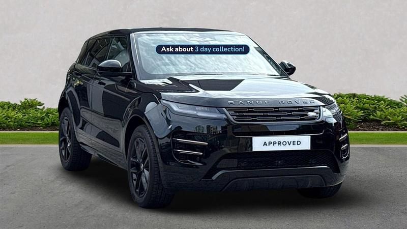 Black Used 2025 Land Rover Range Rover evoque SE Dynamic Estate | £40,211 (A bit pricey) - Image 1/4