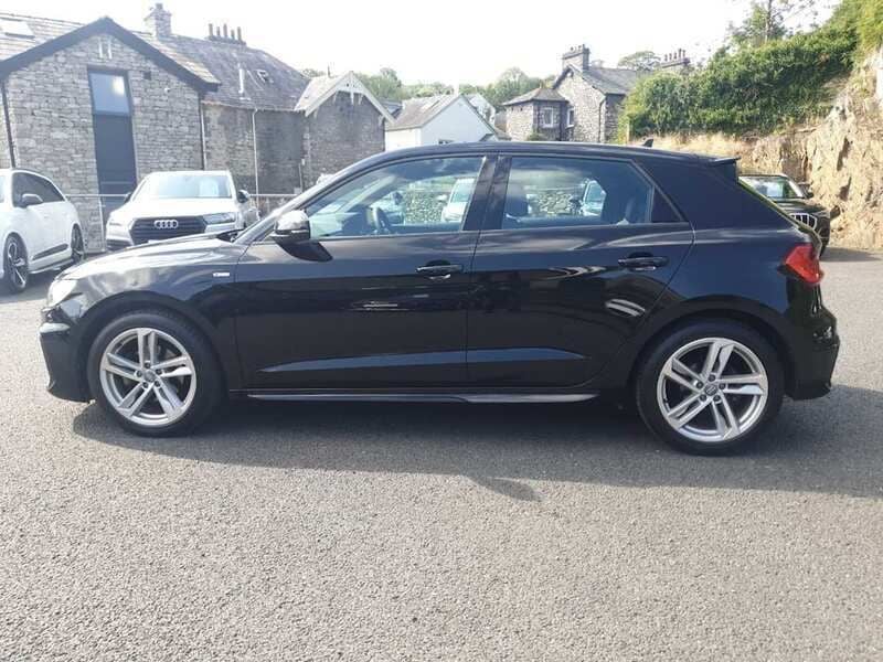 Used Audi A1 S-Line 116 HP (85 kW) 2019 Black Hatchback