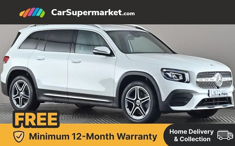 White Used 2022 Mercedes GLB200 AMG line SUV | £26,376 (Fair price) - Image 1/4