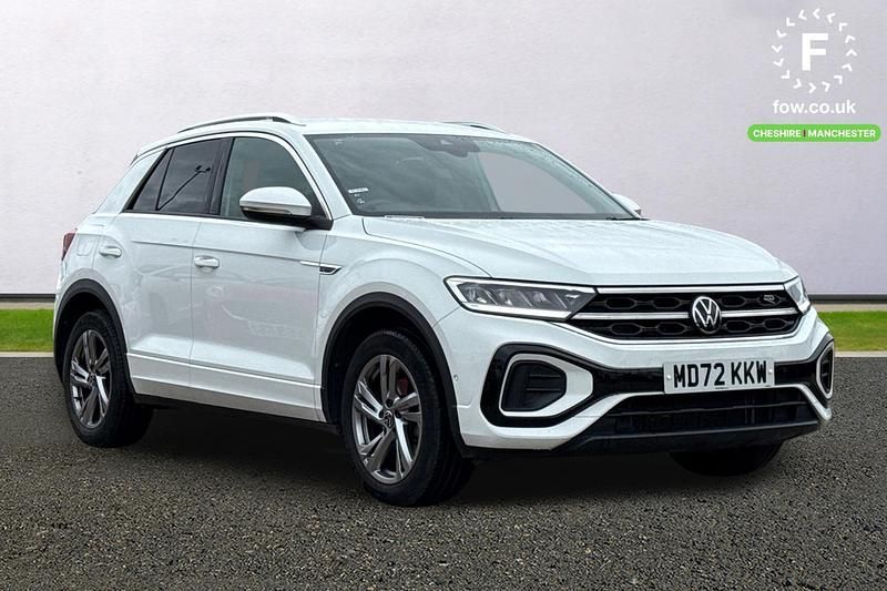 White Used 2022 VW T-Roc R-line SUV | £20,999 (Good price) - Image 1/4