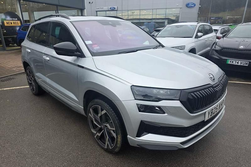 Used Skoda Karoq SportLine 150 HP (110 kW) 2025 Silver SUV