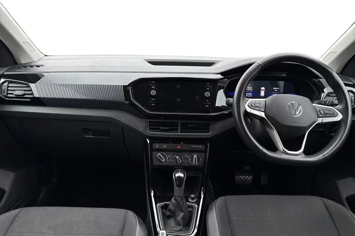 Usado VW T-Cross Black Edition 110 CV (80 kW) 2022 Blanco SUV
