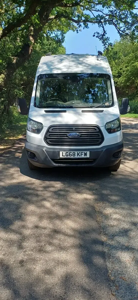 Used Ford Transit 130 HP (95 kW) 2018 White Van