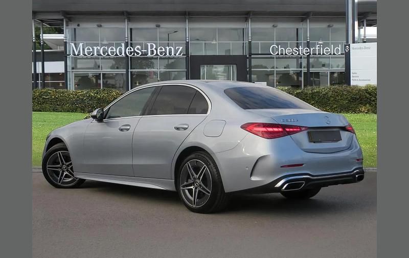 Used Mercedes C300e AMG Line Premium Plus 308 HP (226 kW) 2024 Silver Sedan