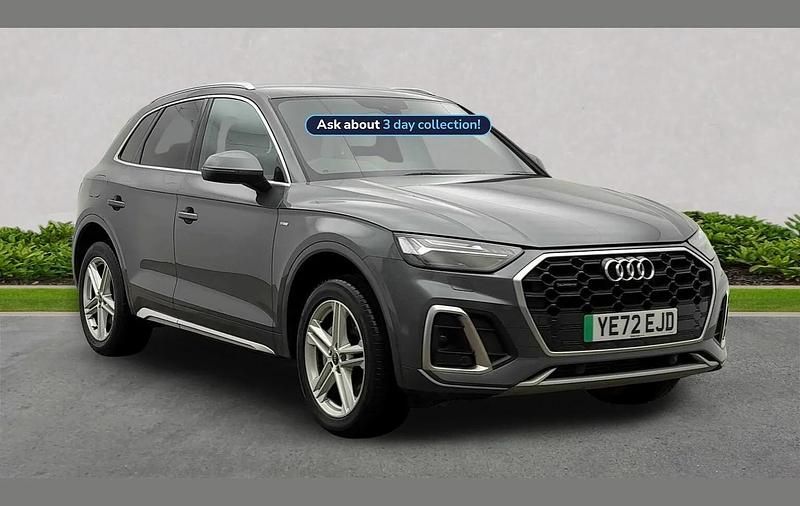 Grey Used 2022 Audi Q5 S-Line SUV | £29,246 (Fair price) - Image 1/4