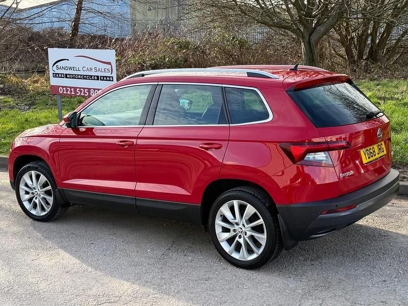 Used Skoda Karoq SE L 150 HP (110 kW) 2019 Red SUV