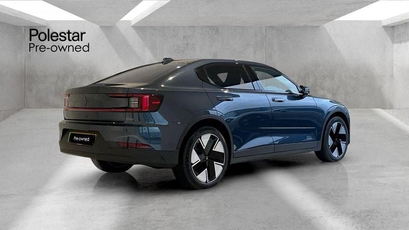 Ny Polestar 2 Long Range Single Motor 219 kW (299 HK) 2026 Blå Halvkombi