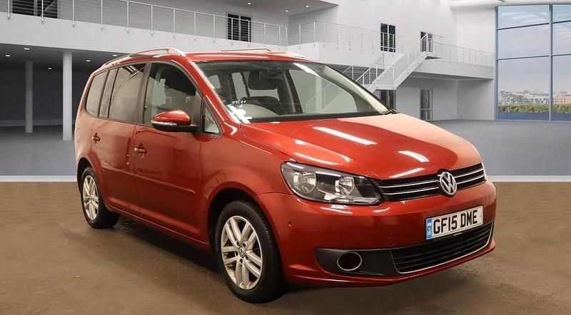 Red Used 2015 VW Touran SE MPV | £6,250 (Good price) - Image 1/4