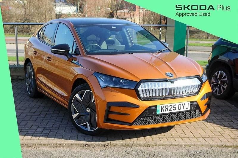 Used Skoda Enyaq iV vRS 250 kW (340 HP) 2025 Phoenix orange metallic SUV