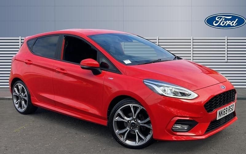 Red Used 2019 Ford Fiesta ST-Line Hatchback | £11,670 (Fair price) - Image 1/4