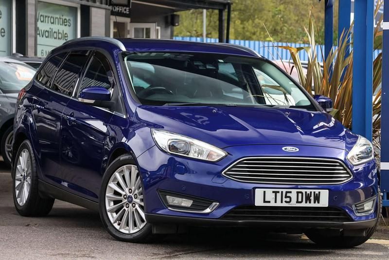 Blue Used 2015 Ford Focus Titanium X Estate | £6,491 (Fair price) - Image 1/4