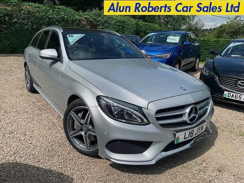 Silver Used 2015 Mercedes C250 AMG Line Premium Estate | £13,995 (A bit pricey) - Image 1/4