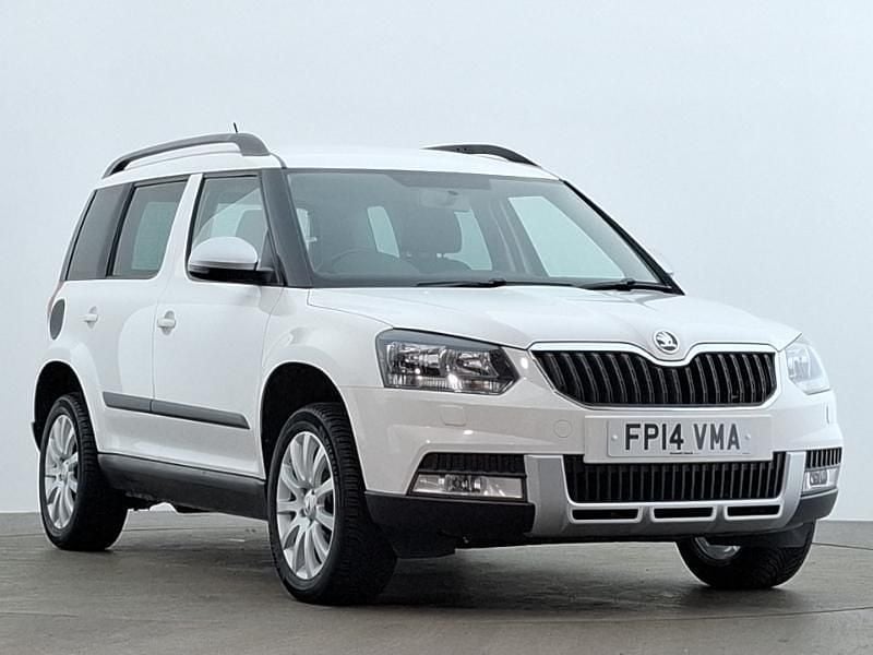 Used Skoda Yeti SE 110 HP (80 kW) 2014 White SUV