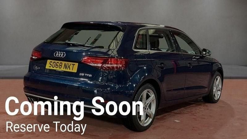 Used Audi A3 Sportback Sport 150 HP (110 kW) 2019 Blue Hatchback