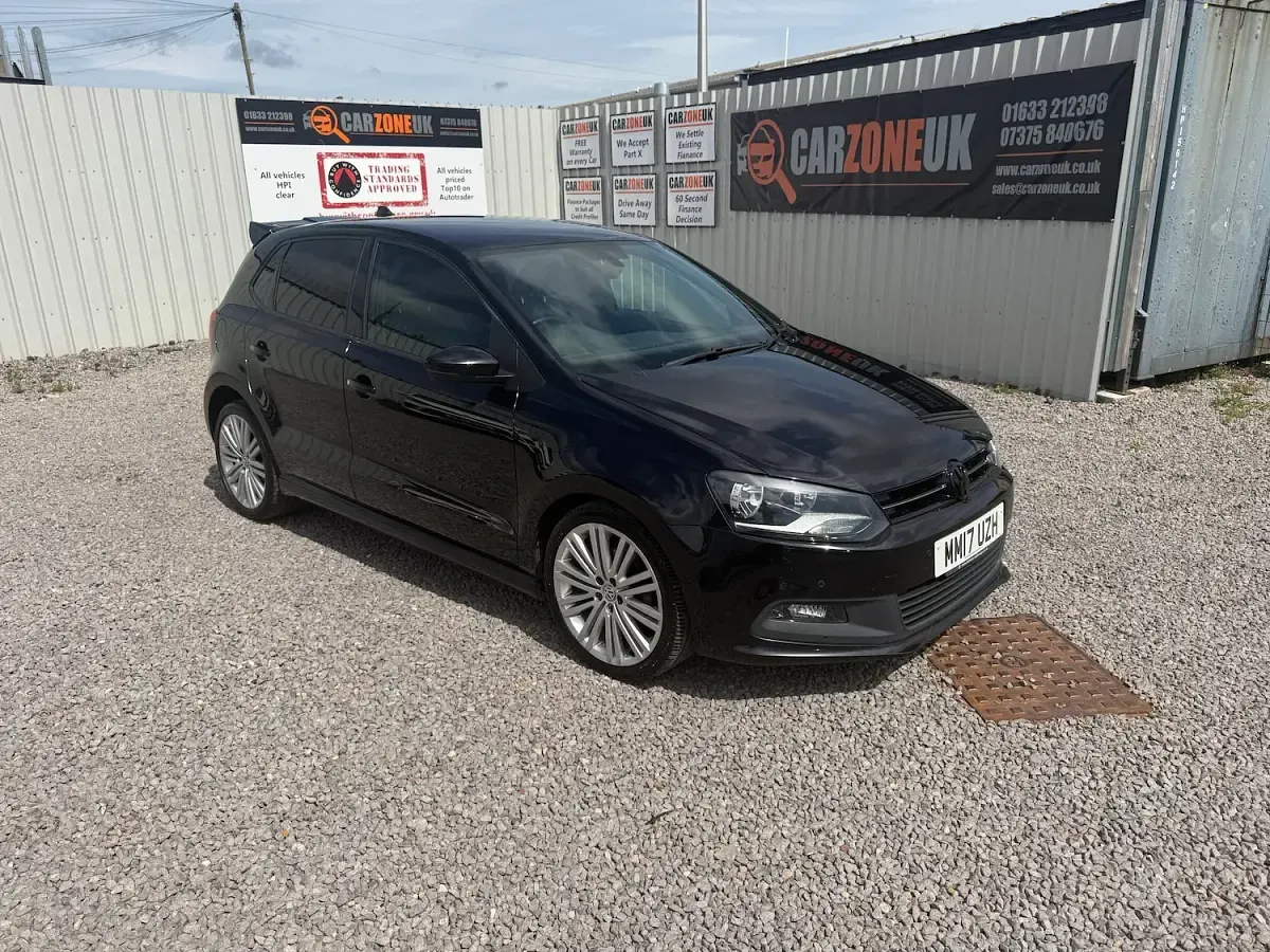 Used VW Polo BlueGT 150 HP (110 kW) 2017 Black Hatchback