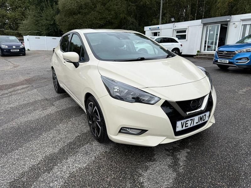 White Used 2022 Nissan Micra Acenta Hatchback | £7,300 (Fair price) - Image 1/4