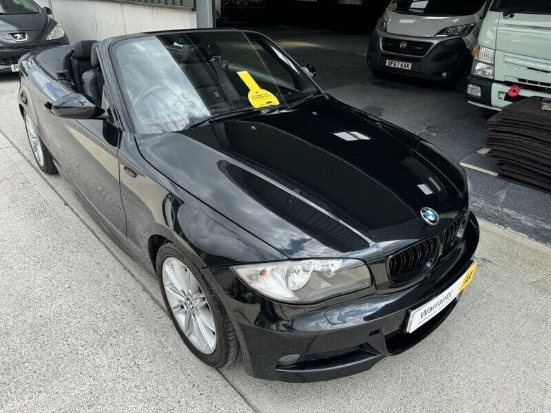 Black Used 2009 BMW 120 Cabriolet M Sport Cabriolet | £3,950 (Fair price) - Image 1/4