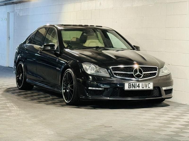 Black Used 2014 Mercedes C63 AMG AMG Sedan | £16,989 (Fair price) - Image 1/4