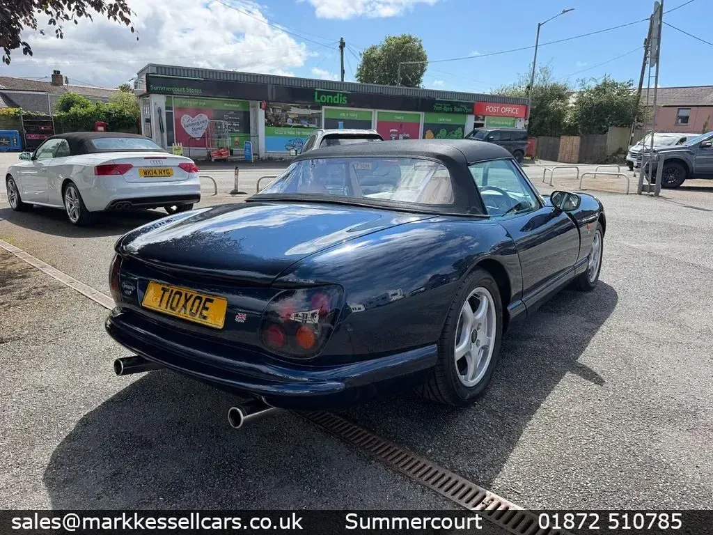 Used TVR Chimaera 285 HP (209 kW) 1999 Blue Cabriolet