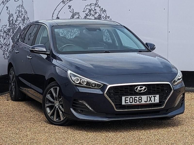 Blue Used 2018 Hyundai i30 Premium SE Hatchback | £8,995 (A bit pricey) - Image 1/4