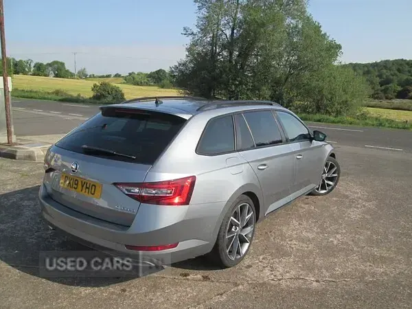 Used Skoda Superb SportLine 150 HP (110 kW) 2019 Grey Estate