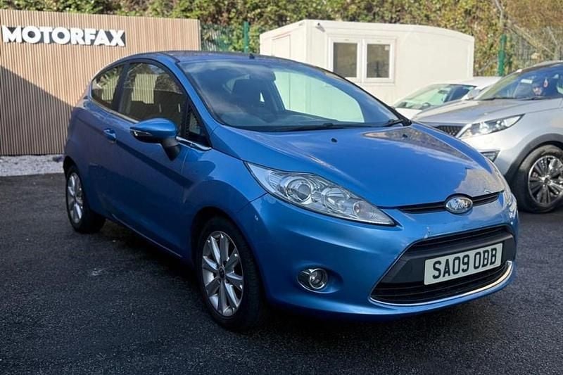 Used Ford Fiesta Zetec 82 HP (60 kW) 2009 Blue Hatchback
