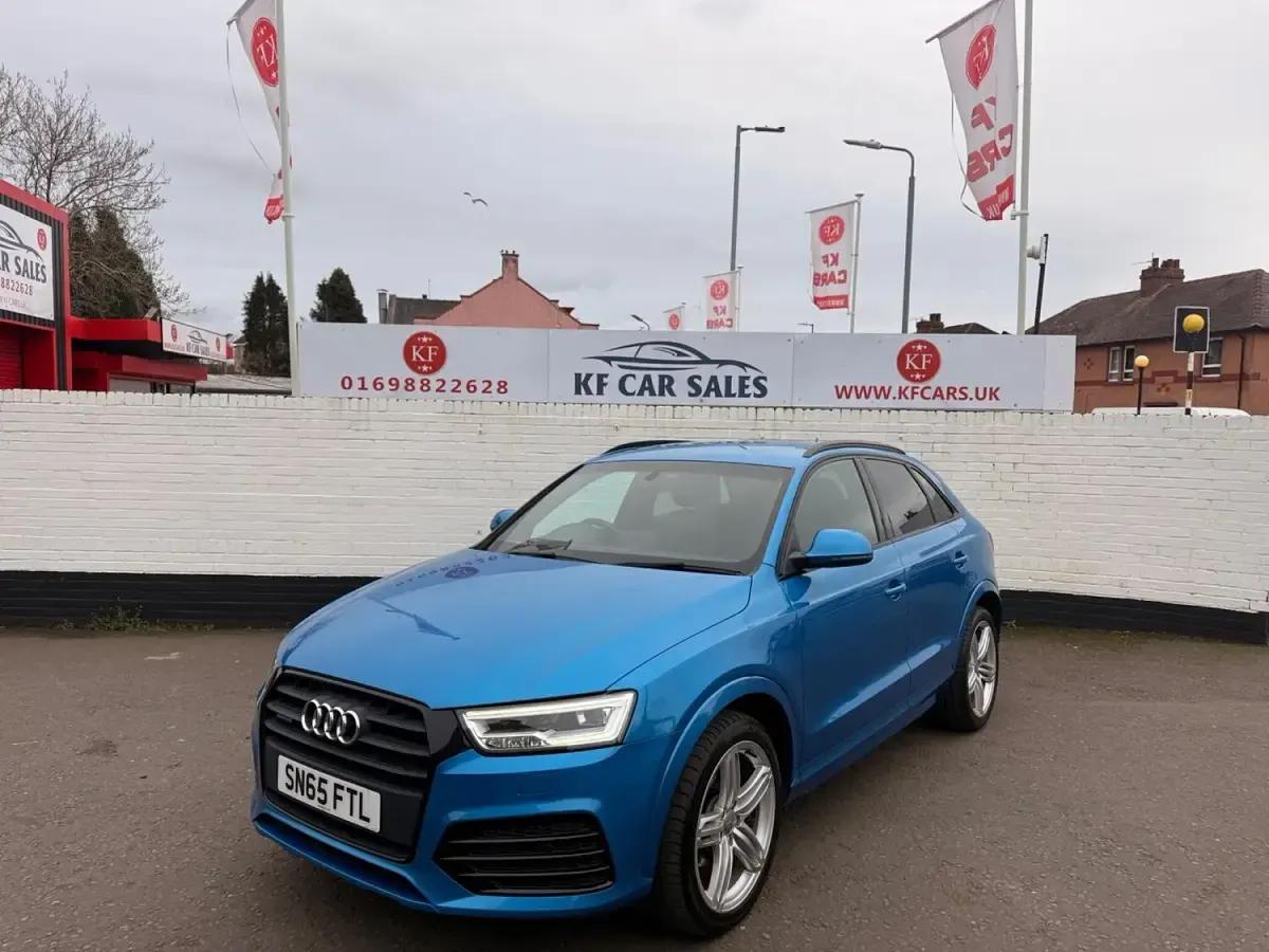 Used Audi Q3 S-line plus 184 HP (135 kW) 2015 Blue SUV