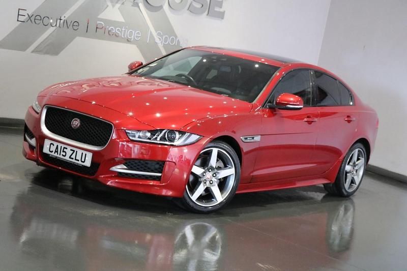Red Used 2015 Jaguar XE R-Sport Sedan | £11,995 (Good price) - Image 1/4