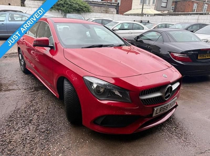 Used Mercedes CLA180 AMG line 2018 Red Sedan