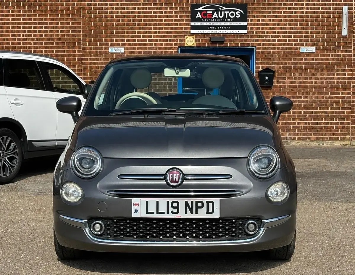 Used Fiat 500 Lounge 69 HP (50 kW) 2019 Grey Hatchback