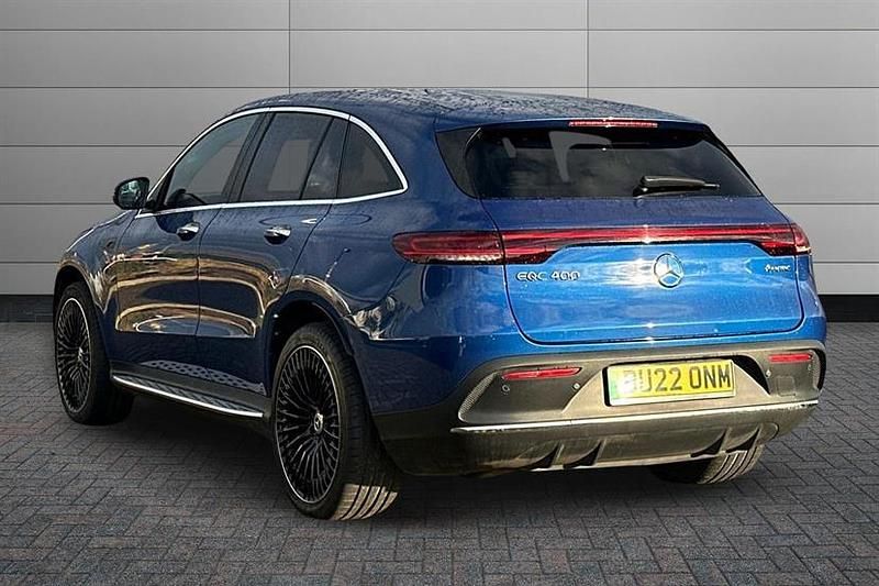 Used Mercedes EQC400 AMG Line Premium Plus 300 kW (408 HP) 2022 Blue SUV
