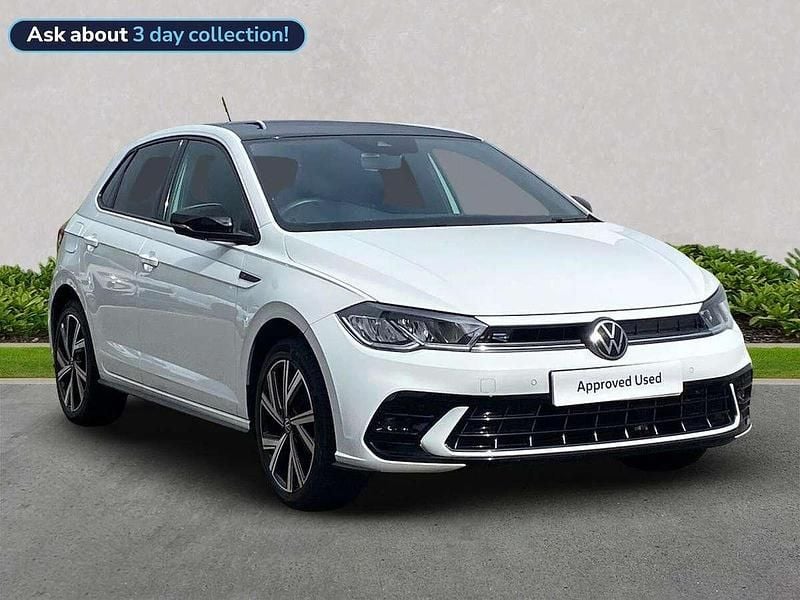 White Used 2024 VW Polo R-line Hatchback | £19,610 (Fair price) - Image 1/4
