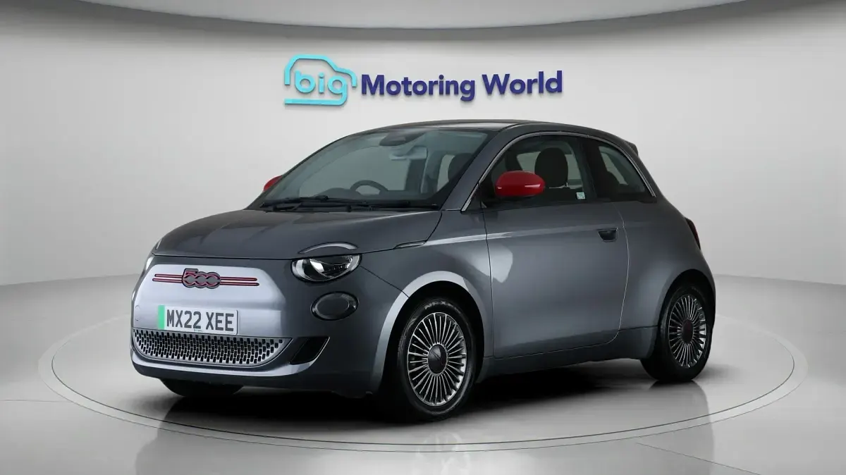 Used Fiat 500e Red 69 kW (95 HP) 2022 Grey Hatchback
