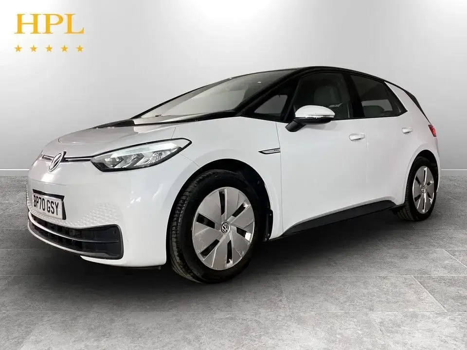 Used VW ID.3 Pro Performance 150 kW (204 HP) 2020 White Hatchback