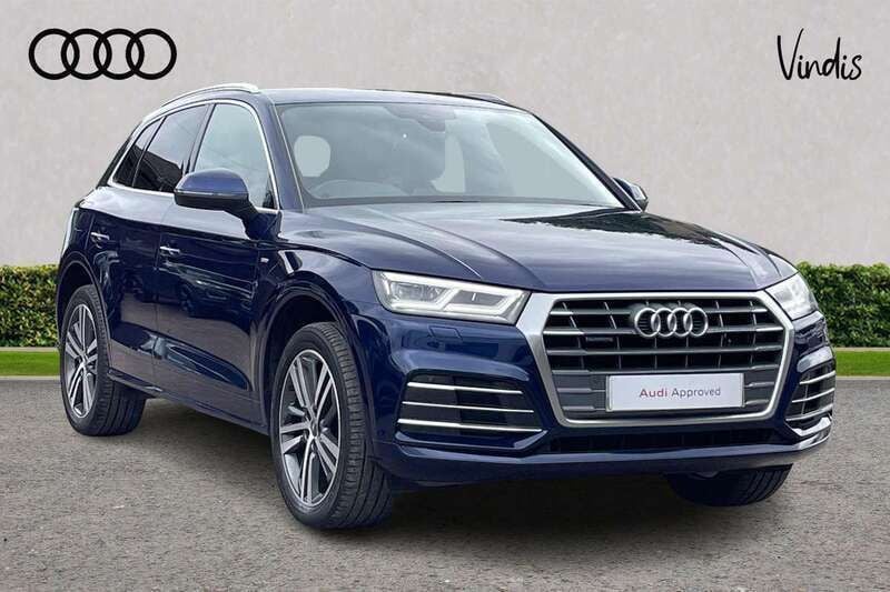 Blue Used 2020 Audi Q5 S-Line SUV | £25,900 (Good price) - Image 1/4