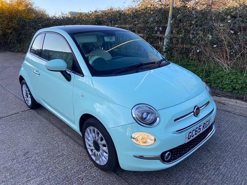 Used Fiat 500 Lounge 69 HP (50 kW) 2016 Green Hatchback