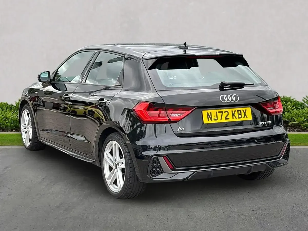 Used Audi A1 Sportback S-Line 110 HP (80 kW) 2022 Black Hatchback
