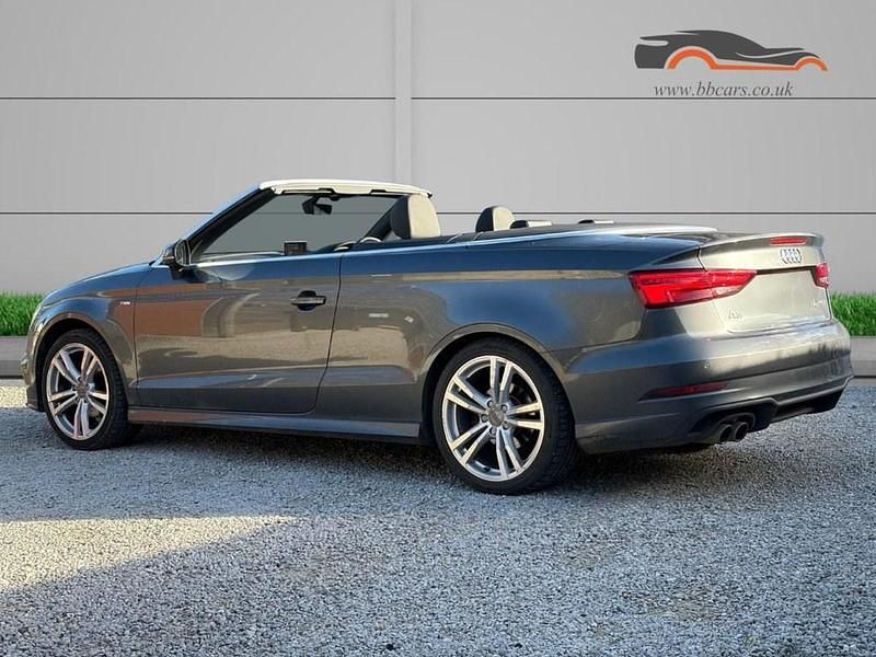Begagnad Audi A3 Cabriolet S-Line 150 HK (110 kW) 2019 Grå Cab