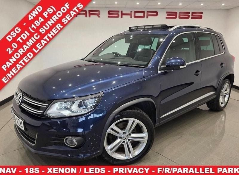 Blue Used 2016 VW Tiguan R-line Edition SUV | £11,490 (Good price) - Image 1/4