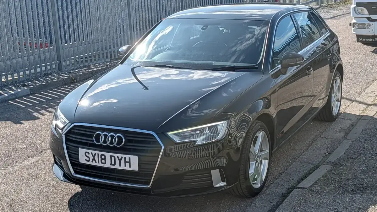 Used Audi A3 Sport 116 HP (85 kW) 2018 Black Sedan