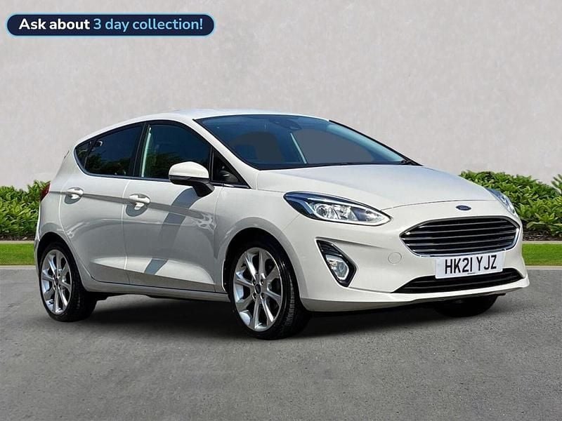 White Used 2021 Ford Fiesta Titanium X Hatchback | £10,199 (Good price) - Image 1/4