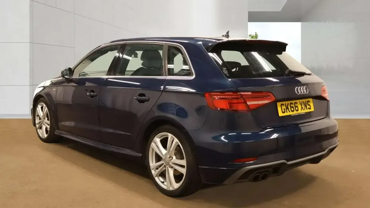 Used Audi A3 Sportback S-Line 2016 Blue Hatchback