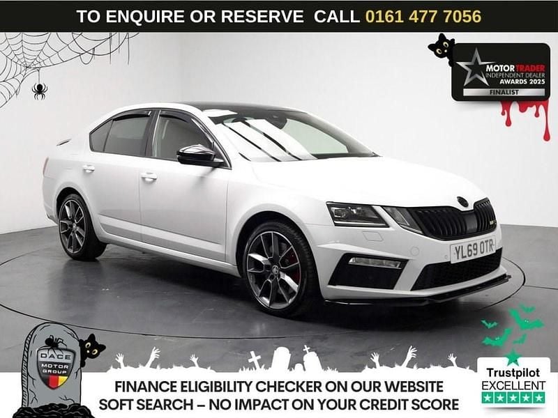 White Used 2020 Skoda Octavia vRS Hatchback | £20,790 (Fair price) - Image 1/3