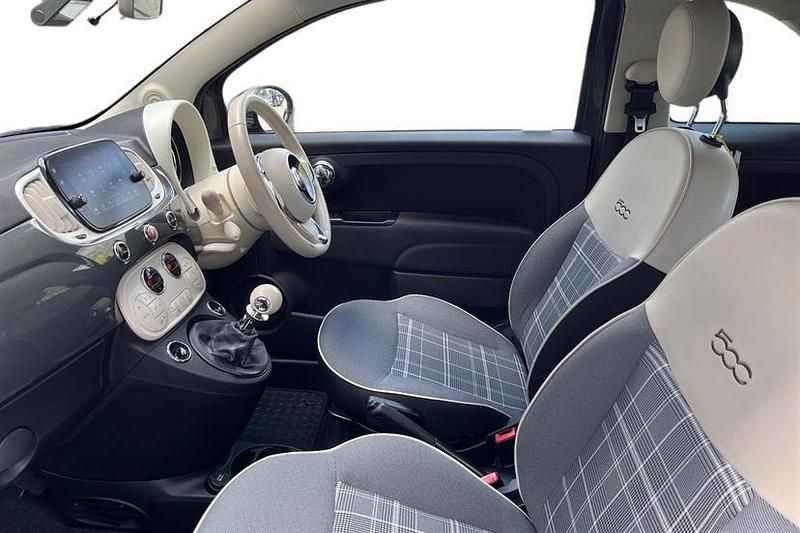 Usado Fiat 500 Lounge 105 HP (77 kW) 2018 Cinzento Cabrios