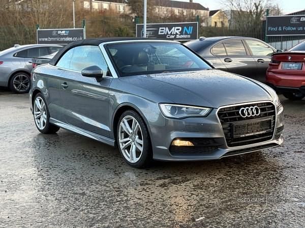 Grey Used 2014 Audi A3 Cabriolet S-Line Cabriolet | £8,950 (A bit pricey) - Image 1/4