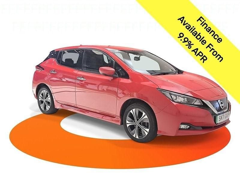 Red Used 2022 Nissan Leaf Tekna Hatchback | £8,495 (Fair price) - Image 1/3