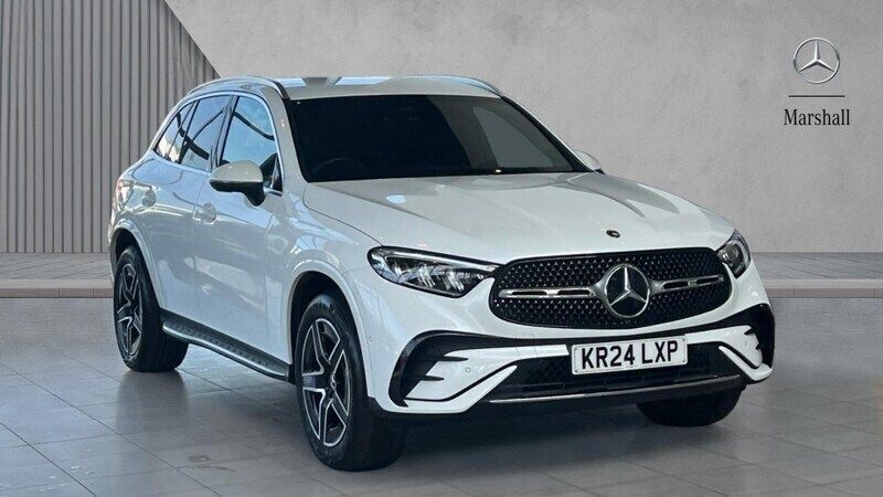 White Used 2024 Mercedes GLC300e AMG line SUV | £44,449 - Image 1/4